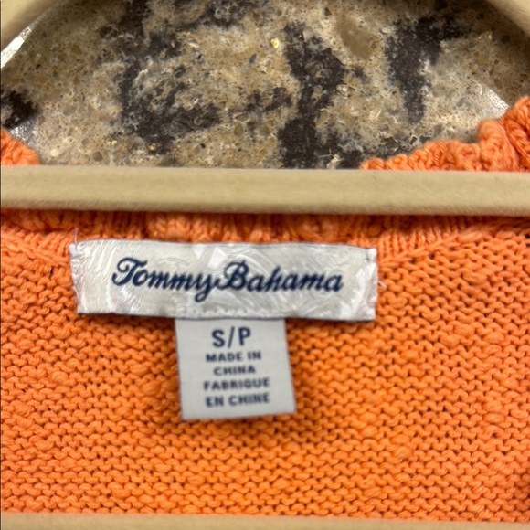 Tommy Bahama Orange V-Neck Tank Top - Picture 2 of 3